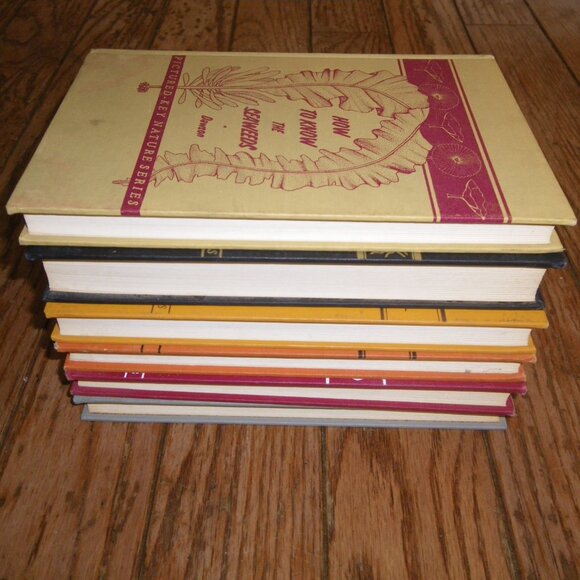 6 Vintage 1940's-50's Pictured-Key Nature Series Hardback Textbooks How to Know - Picture 7 of 7